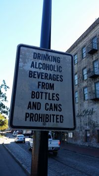 Drinking Sign
